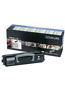 Lexmark Toner X203A11G svart