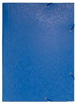 Exacompta Gummibandsmapp 3-klaff 380g A3 blå