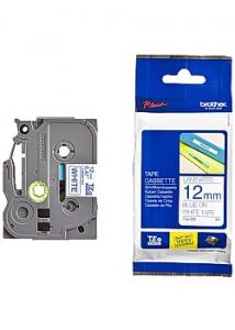 P-Touch Tape TZE233 12mm blå på vit