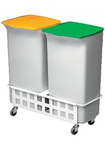Durable Sorteringsvagn 2x40L