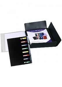 Exacompta Projektmapp 8 flikar PP svart