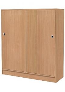 LANAB DESIGN Skåp 3xA4 skjutdörrar H132,5cm bok