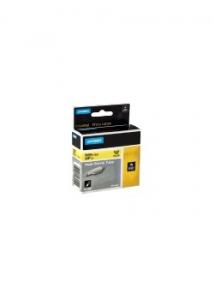 Dymo Tape Rhino krympslang 9mm svart på gul