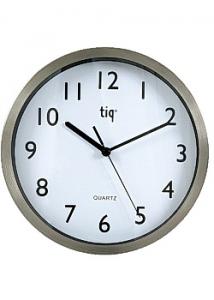 Väggur 25 cm aluminium