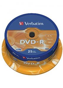 Verbatim DVD-R 4,7GB (fp om 25 st)