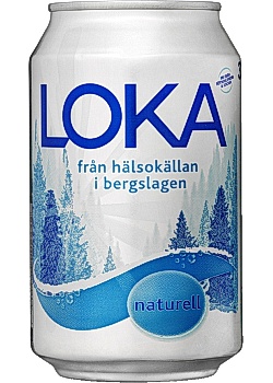 LOKA Dricka naturell burk 33cl (burk 330 ml)