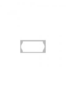 Prisetikett 26x12mm vit G2 (fp om 9000 st)
