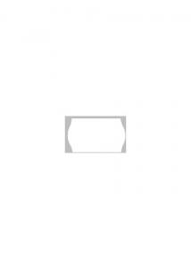 Prisetikett 26x16mm vit G2 (fp om 7200 st)
