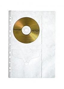 CD-Ficka A4 för 4st skivor (fp om 5 st)