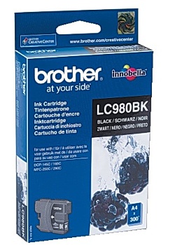 Brother Bläckpatron LC980BK svart