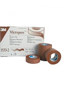 3M Micropore Beige 5,0cm x 9,1m (fp om 6 st)