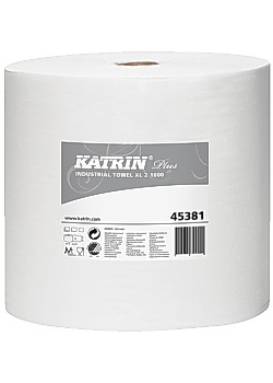 KATRIN Industritorkrulle Plus XL2 vit 380m