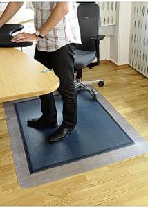 Matting Stolsunderlägg Yoga SOS 120x150cm svart