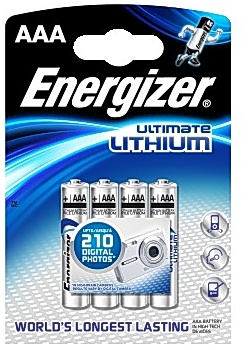 Energizer Batteri Lithium AAA (fp om 4 st)