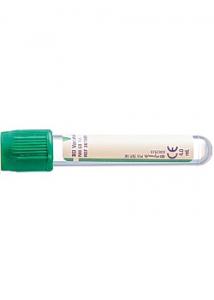 Hemogardrör 5/4ml Na-hep grön