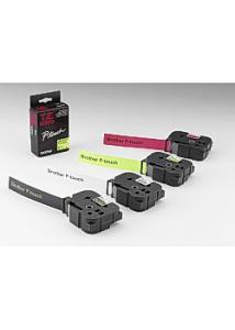 P-Touch Tape TZE355 24mm vit på svart