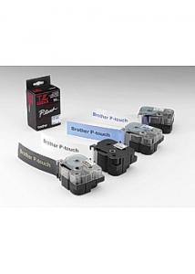 P-Touch Tape TZE261 36mm svart på vit