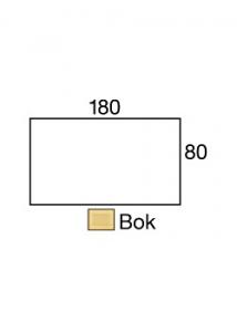 LANAB DESIGN Bord El 1800x800mm bokla/gr