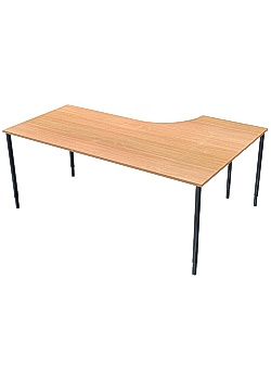 LANAB DESIGN Bord Vänster 160x120cm boklaminat/svart