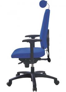 LANAB DESIGN Kontorsstol LD6340 blå utan svankstöd