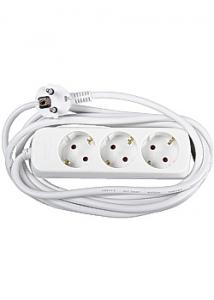 GELIA Grenuttag jordat 3-väg kabel petsk.