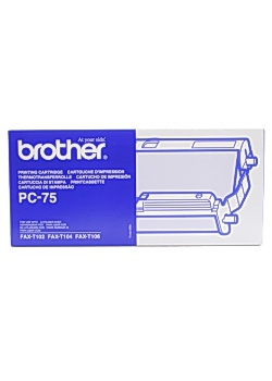 Brother Färgbandsfilm PC75 svart