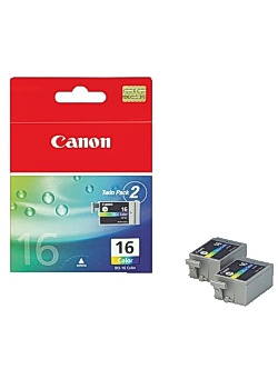 Canon Bläckpatron BCI-16C färg (fp om 2 st)