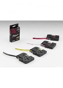 P-Touch Tape TZES221 9mm svart på vit