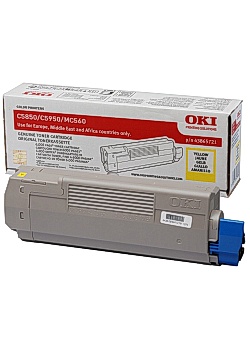 OKI Toner 43865721 gul