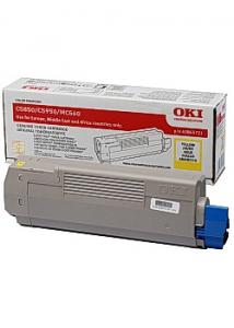 OKI Toner 43865721 gul