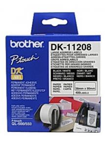 P-Touch Etikett universal 38x90mm (rulle om 400 st)