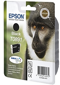 Epson Epson T0891 - svart - original - bläckpatron