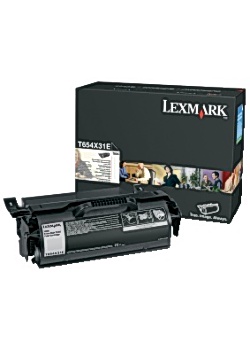 Lexmark Toner T654X31E svart