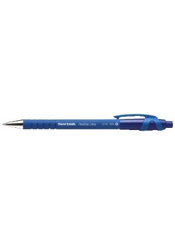 Paper Mate Flexgrip® Ultra indragbar kulspetspenna, blå, 1,0 mm, 12-pack