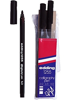 Edding Calligrafipennset 3 olika bredder (fp om 3 st)