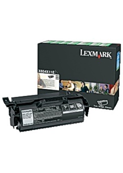Lexmark Toner X654X11E svart