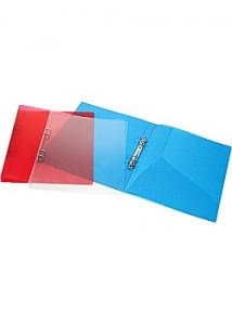 Ringpärm böjbar A4 16mm ringmek.blå