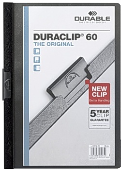 Durable Klämmapp Duraclip 2209 A4 6mm svart