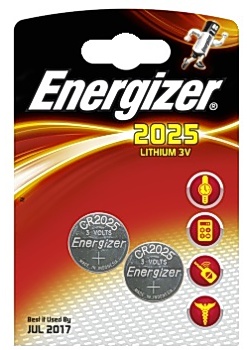 Energizer Batteri Cell Lithium 2025 (fp om 2 st)