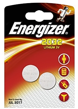 Energizer Batteri Cell Lithium 2032 (fp om 2 st)