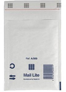 Mail Lite® Bubbelpåse 110x160mm vit (fp om 100 st)