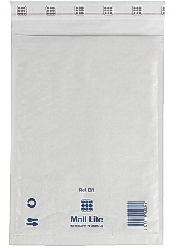Mail Lite® Bubbelpåse 180x260mm vit (fp om 100 st)