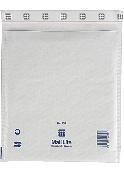 Mail Lite® Bubbelpåse 220x260mm vit (fp om 100 st)