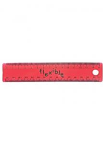 Helix Linjal Flexible plast 15 cm