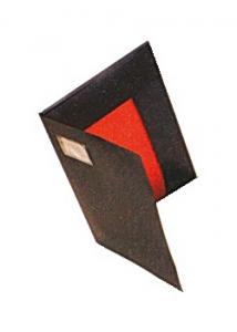 Mapp A3 3 flik svart