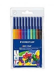 Staedtler Fiberpenna 10 färger (fp om 10 st)