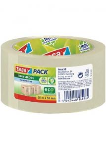 tesa® Packtejp Eco Strong 66mx50mm klar (rulle om 66 m)