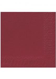 Duni Servett 3-lags 33x33cm vinröd (fp om 125 st)