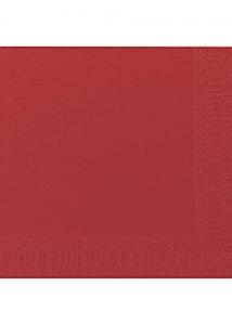 Duni Servett 3-lags 40x40cm röd (fp om 125 st)
