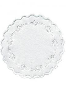 Koppunderlägg 9cm vit (fp om 500 st)